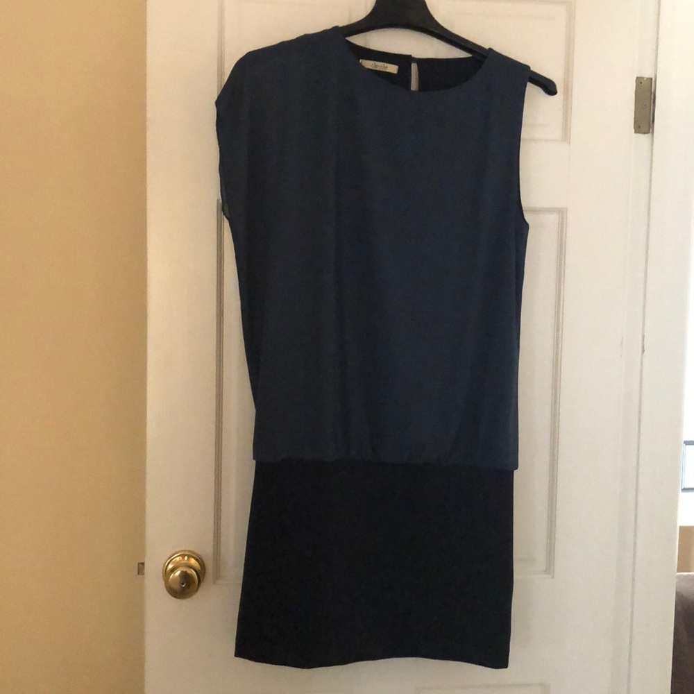Italian dress .one shoulder covered and one not